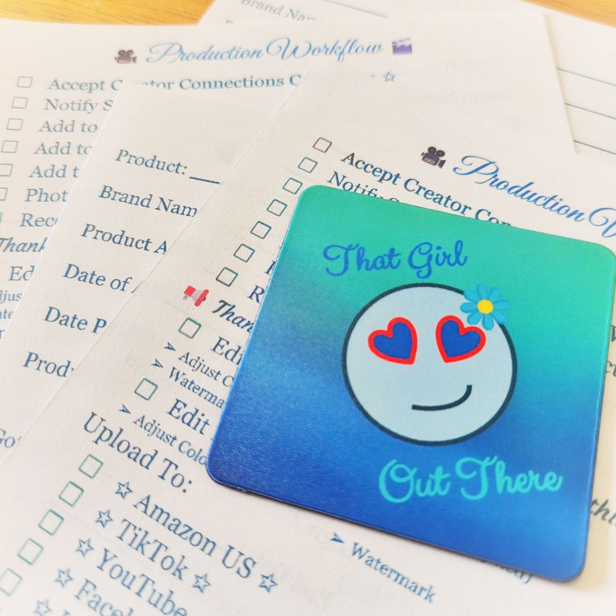 Production Workflow Cards – for Amazon&nbsp;Influencers